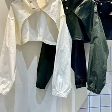 바람막이 크롭점퍼 여름 자켓 경량 아우터 자외선차단