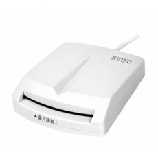 外接晶片讀卡機 USB線長約160公分 支援蘋果MAC系統, 白, 1個