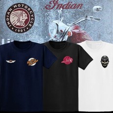 정선티샵 인디언 할리 바이크티 모터스포츠티 단체티 라운드티 반팔티 로고티 프린트티 빅사이즈, 02