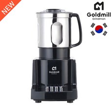 골드밀 국산 스테인리스 그라인드몬X 대용량 믹서기, 블랙