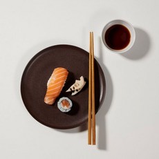 JAJU 티크우드 젓가락 2개 J70N903150900 437381, FR, 다크 브라운