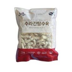 수라간탕수육 하늘푸드 냉동 통 1kg, 1개