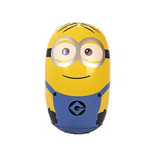 小小兵造型不倒翁玩具，色彩鮮明，安全無毒，促進寶寶感官發展, 黃色, 1個