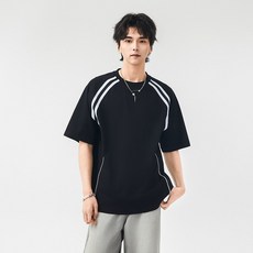 网球服T恤速乾t卹速乾衣男男冰絲短袖男式純棉美式夏季寬鬆老錢風男裝白色男士襯衫情侶薄款防曬衣輕奢潮流上衣男生夏日休閒穿搭涼感短袖舒適透氣8070T恤