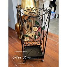 方形傘架 小花 鐵傘架 家用傘架 傘架, 1個