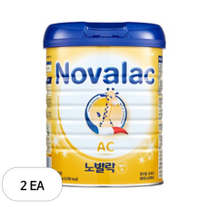 노발락 AC 분유, 800g, 2개