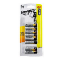 에너자이저 알카라인 AA 건전지, 8개입, 1개