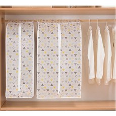 PS樂【J789】掛式衣物防塵袋 90*30*55cm 花色隨機出貨, 1個