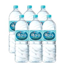 농심 백산수 2L X 30병 안전한 미네랄워터, 30개