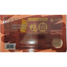 홍홍 중국식품 오리피 오리선지 훠궈 마라탕 중국간식 중국반찬 중국요리, 1개, 300g