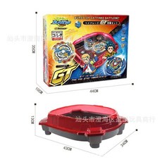 對戰陀螺 爆裂戰斗陀螺B104 B105 B00B67四款合金陀螺帶大號競技陀螺盤套裝, 1個, 508c陀螺盘+彩盒