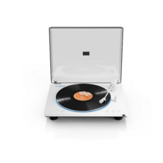 FiiO TT13 全自動黑膠唱片機 全類比音訊架構 內建唱頭放大器 雙供電設計, 白色