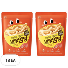 남양유업 우리아이 처음먹는 얌얌 과자, 새우맛, 40g, 18개