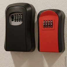 매일발견 열쇠함 도어키박스 열쇠정리함 열쇠보관상자 열쇠고리보관, 중 레드