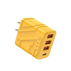 디지털노마드 필수템 멀티충전기 C타입 초고속충전기 노트북PD, F. 노랑 120W 4포트