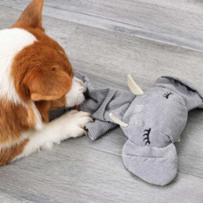 반려견 노즈워크 장난감 반려동물 애완견코 불안 강아지 노즈워크 인형 토이 스트레스 어금니 훈련용 자극, 그레이, 1