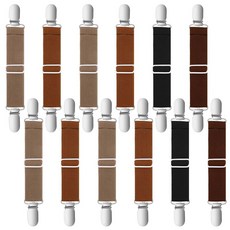 뮬 및 클로그용 신축성 있는 신발 스트랩 6쌍 조절 가능한 루즈 방지 신발 힐 백 벨트 여성용 남성용 샌들 플랫폼 슬리퍼 스웨이드 가죽 뮬 포테이토 슈즈