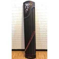 163CM 21弦古箏 一年保固 鑲嵌喜鵲花彩貝 紫檀木實木 一級桐木背板 贈全配件, 1個, 163CM標準古箏（全配件）
