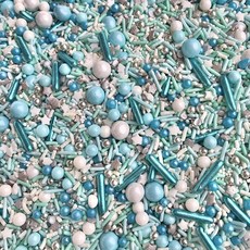 Blue sprinkles 스프링클 캔디 120g Manvscakes sprinkle pop mix candy, 1개
