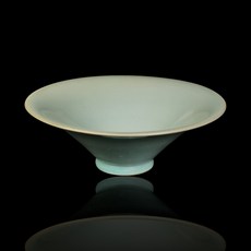 宋．汝窯天青釉斗笠碗 早期收藏老件瓷器 底價回饋, 1個, 天青釉