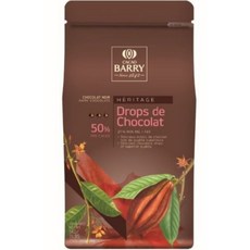 CACAO BARRY 50%耐烤水滴巧克力 5KG原裝 法國可可巴芮巧克力豆 - 樸樂烘焙材料, 1個