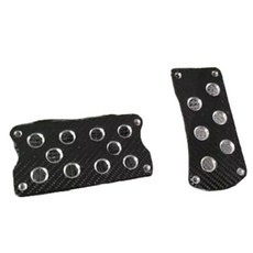 瘋馬車舖 真碳纖維卡夢合金油門煞車踏板 自排車專用 個性質感品味 板橋現貨