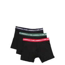 칼 라거펠트 로고 웨이스트밴드 복서 브리프 3팩 세트