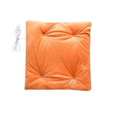 電熱墊 發熱墊 電暖墊 坐墊 椅墊 座墊 加熱坐墊 電熱坐墊, 橘黃色