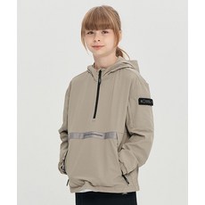 내셔널지오그래픽 키즈 K223UFT820 에센셜 베이직 아노락 점퍼 GRAY BEIGE 363414