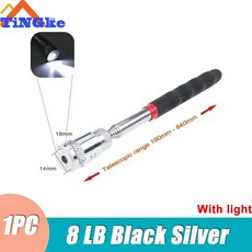 미니 휴대용 텔레스코픽 펜 너트 볼트를 따기위한 편리한 도구 용량 확장 가능한 픽업로드 스틱, With light Style A