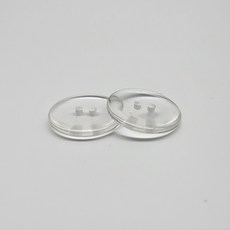투명 단추 투명 바둑이 9~25mm 9사이즈 폴리단추 수선단추, 5개