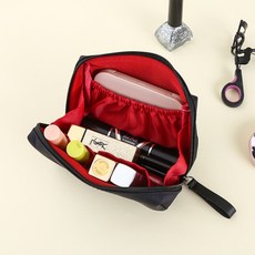 36brushes 韓版尼龍防水立體雙拉款化妝包