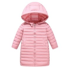 경량 패딩 아우터 재킷 숏패딩 자켓 다운 코트 Happy Cherry 여아용 남아용 롱 후드 퍼퍼 겨울 가을 따뜻한 핑크 168831