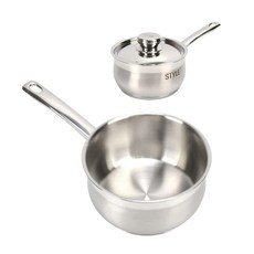 해피콜 인덕션 넘침방지 3중 스테인레스 편수냄비, 16cm, 1개