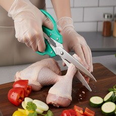 타나카 방산 시장 잘드는 가위, 1개, 연두