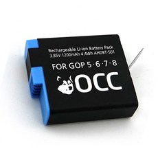 고프로 배터리 8 7 6 5공용 신형 OCC정품 최신제품, 고프로8 배터리, 1개