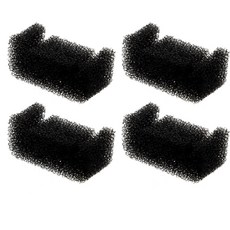 Happyyami 4피스 반려동물 분수 교체용 스폰지 필터 요소 u 고양이와 개를 위한 깨끗하고 신선한 식수와 호환 가능