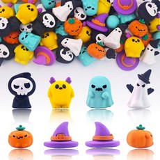 LanMa 아동용 할로윈 지우개 66팩 3D 호박 유령 지우개 트릭 오어 트릿 가방 파티 선물 교실 상품 299525 8557690703, 96