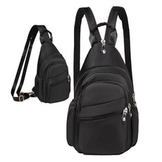 Xsecnua 여성용 소형 크로스바디 슬링 백 미니 백팩 컨버터블 하이킹 데이팩용 체스트 핑크 스몰 146274