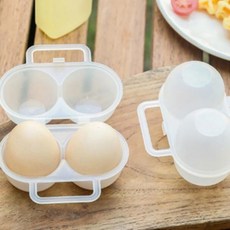 캠핑용 도시락 2p 계란보관함 깨짐방지 피크닉 계란케이스, 1개