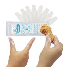 핑거넵 일회용 손가락 위생 비닐 장갑 미니 핑거냅, 핑거넵 100매, 1개, 100개입