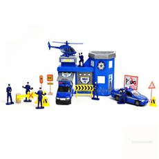 HM 폴리스 세트 20p 역할놀이 역할놀이장난감, 블루, 1개