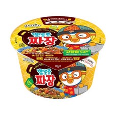 팔도 간식 용기면 뽀로로짜장컵 77g, 1개