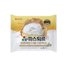 롯데 파스퇴르 바른목장 더블크림 빅슈, 4개, 120g