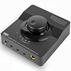 H1 DAC 앰프 PC용 디지털-아날로그 헤드폰 3.5MM/6.35MM/마이크/EQ 광학/동축/RCA 출력 트레블 및 베이스 스위치 포함 미니 USB HiFi 앰프 맥 P, H1 DAC 앰프, PC용 디지털-아날로그 헤드폰 앰프