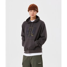 와키윌리 WACKY WILLY 키키 피그먼트 그래픽 후드 스웻 차콜 WA2503HD13CH 137908