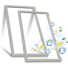 2PCS W10830274 냉장고 프렌치 도어 개스킷 과 호환되는 주방 보조 장치 젠 교체 W10294127 W10443273 AP6027236 PD00039746 씰 32.09