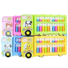 小學生算盤 一二年級珠心算專用珠算 學生兒童幼兒園數學教具, 1個, 11行7珠（卡通）顏色可備注