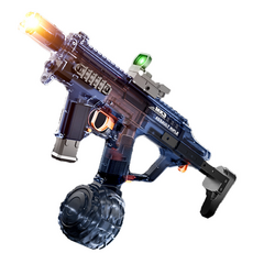 滿配火舞MK3 電動水槍 兒童玩具水槍 自動一體水槍 連發/防水/自吸/高壓水槍, 1個, 滿配燈光款【電動水槍】MK3 高級藍,【自動吸收/高速連發/模塊電池/防水】, 滿配燈光款【電動水槍】MK3 高級藍