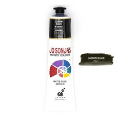 조소냐 아크릴물감 카본블랙 075, 1개, 75ml